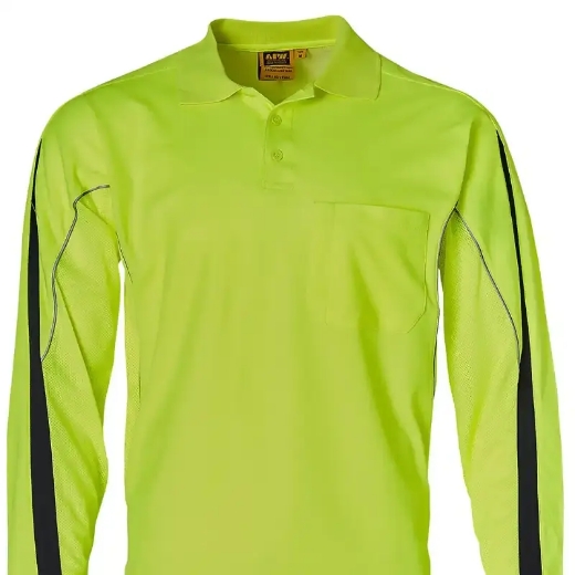 Picture of Winning Spirit, Mens TrueDry L/S Polo